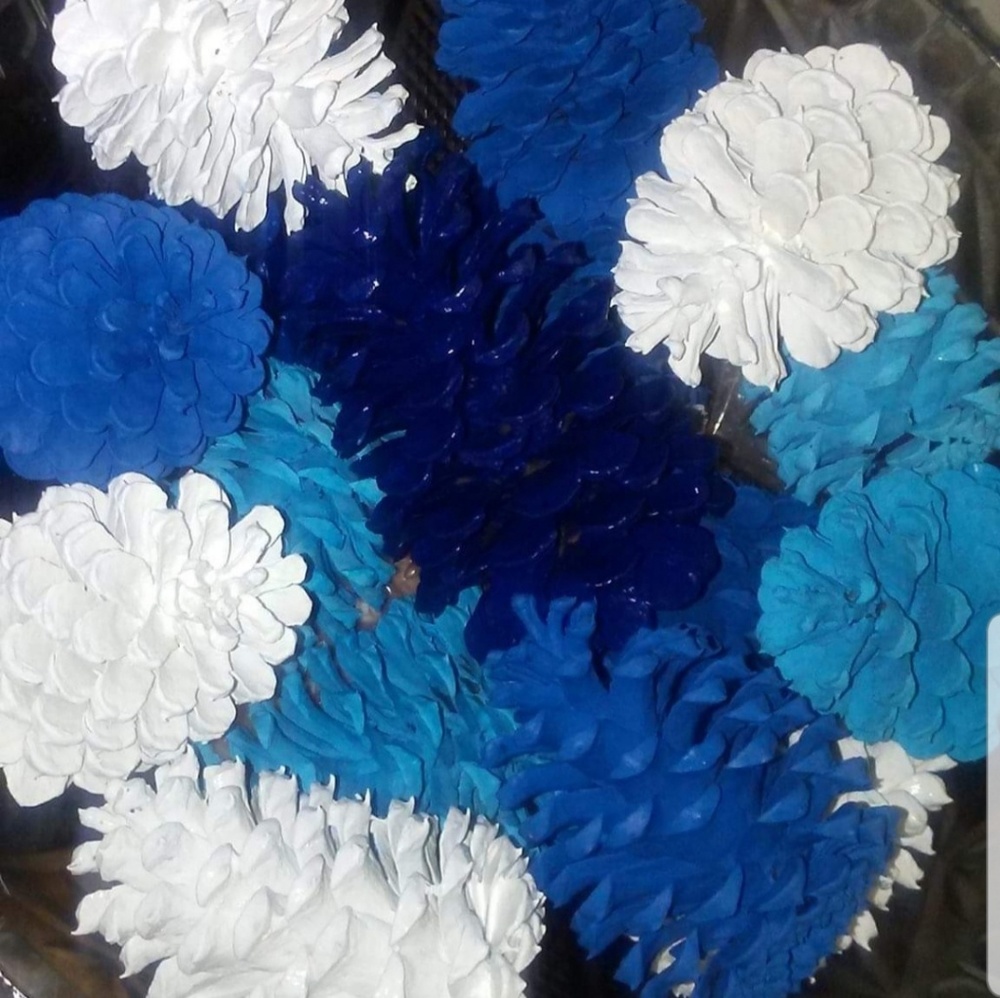 Hand painted pinecones - Picture 5 of 5